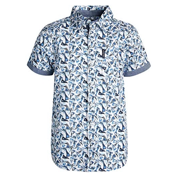 NEW Ben Sherman Racing Flags Button Down Shirt - Picture 1 of 7